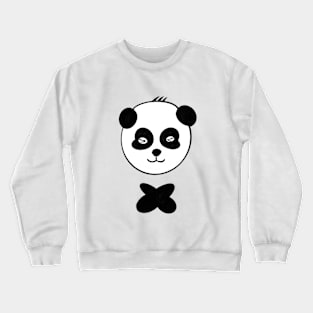 Panda says no! Crewneck Sweatshirt